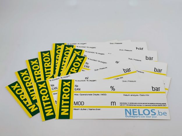 Afbeeldingen van Set NITROX stickers