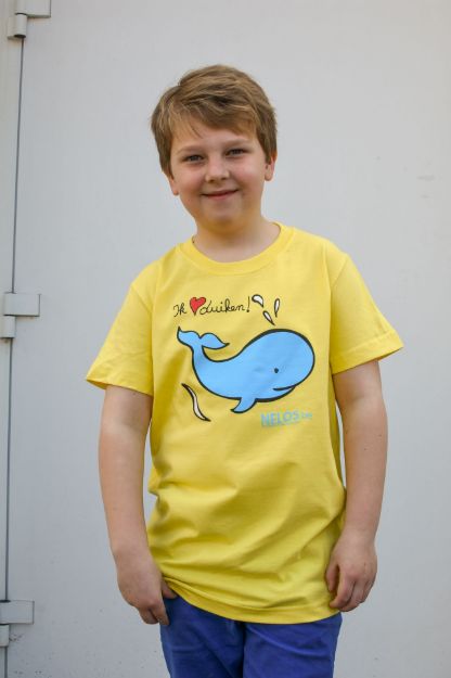 Afbeeldingen van T-shirt - kids - geel 