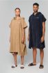 Afbeeldingen van Badstof Poncho met Kap